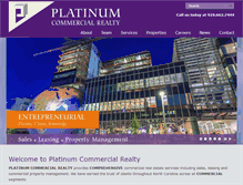 Tablet Screenshot of platinumcre.com